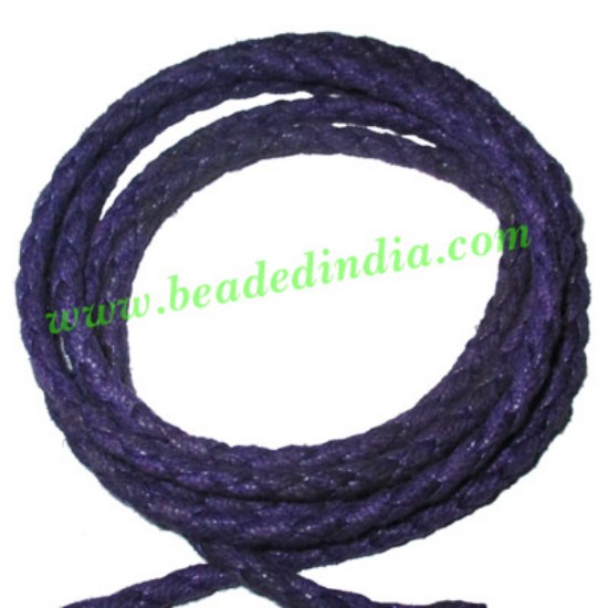 Picture of Braided Hunter Cotton Wax Cords, size: 3mm