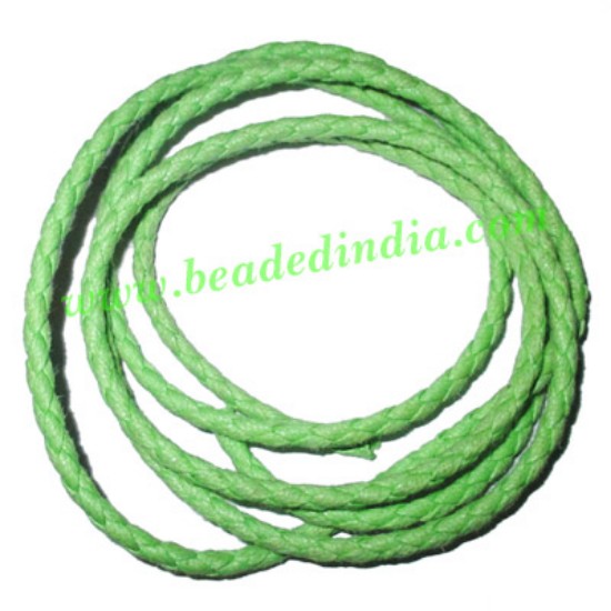 Picture of Braided Hunter Cotton Wax Cords, size: 3mm