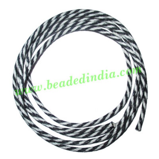 Picture of Braided Cotton Wax Cords, size: 2mm