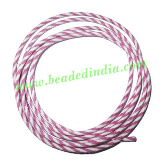 Picture of Braided Cotton Wax Cords, size: 2mm