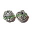 Picture of Silver Plated Fancy Beads, size: 11.5x12.5mm, weight: 2.71 grams.