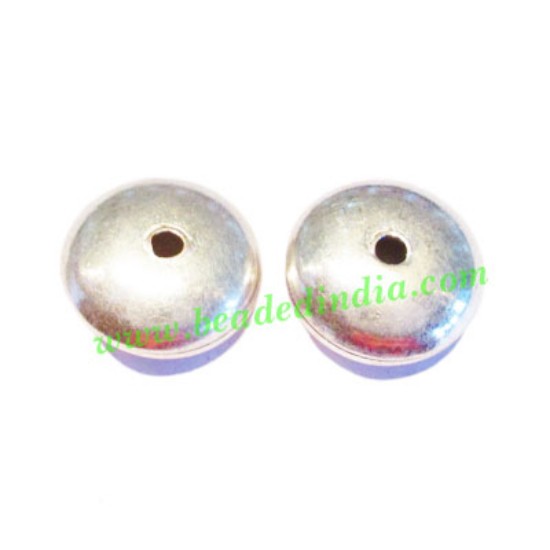 Picture of Silver Plated Fancy Beads, size: 5.5x12mm, weight: 0.93 grams.