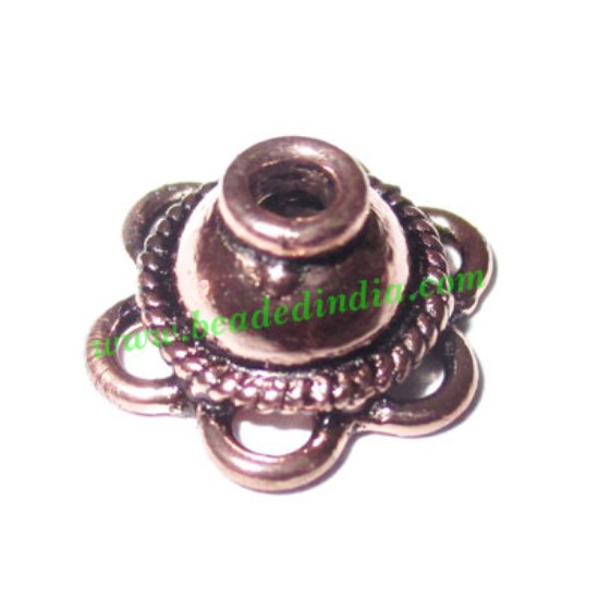 Picture of Copper Metal Caps, size: 6x13mm, weight: 1 grams.