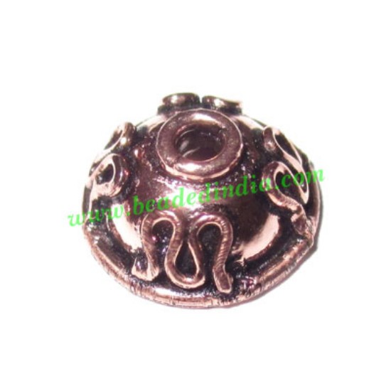 Picture of Copper Metal Caps, size: 6x12mm, weight: 1.11 grams.