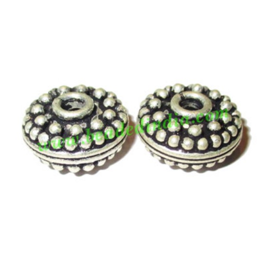 Picture of Sterling Silver .925 Fancy Beads, size: 7.5x14mm, weight: 3.87 grams.