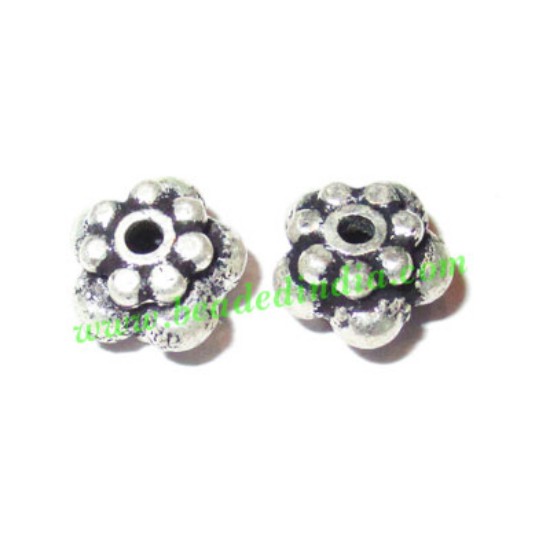 Picture of Sterling Silver .925 Fancy Beads, size: 5x7mm, weight: 0.98 grams.