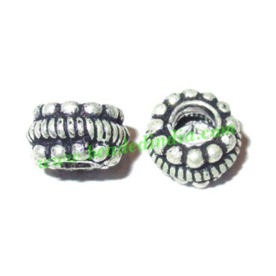 Picture of Sterling Silver .925 Fancy Beads, size: 5x8.5mm, weight: 1.09 grams.