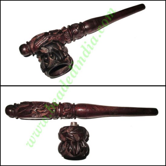 Picture of Handmade rosewood smoking pipe, size : 6 inch pipe