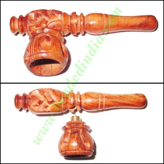 Picture of Handmade rosewood smoking pipe, size : 3 inch pipe