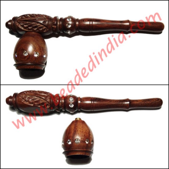 Picture of Handmade rosewood smoking pipe, size : 6 inch