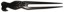 Picture of Handmade ebony wood hairsticks, size : 7.5 inch