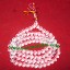 Picture of Crystal sphatik faceted diamond cut 7mm round 108+1 beads mala