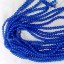 Picture of Agate Blue 4mm round prayer beads mala of 108 beads