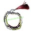 Picture of Multistone 5 color 4mm round prayer beads mala of 108 beads