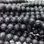 Picture of Lava 8mm round prayer beads mala of 108 beads