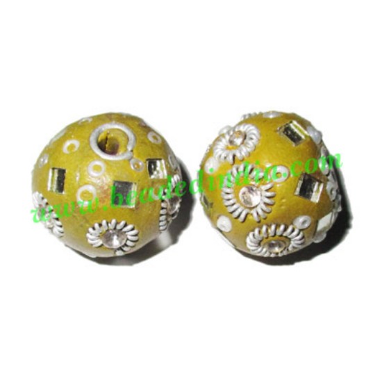 Picture of Kashmiri Beads (lakh beads, bollywood beads), size 20mm