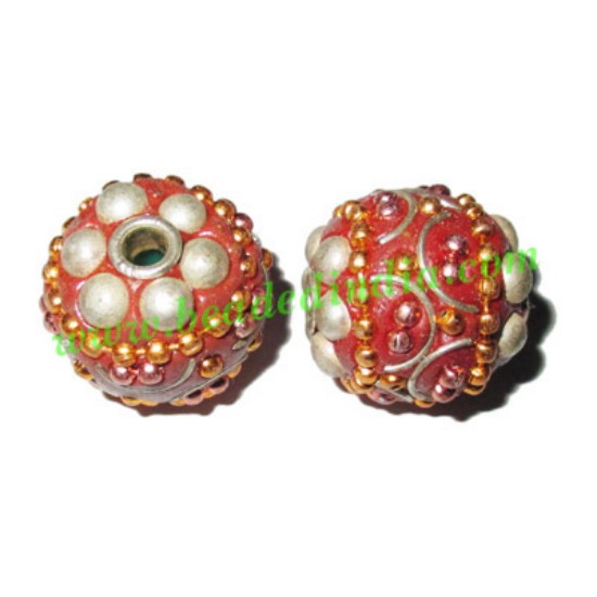 Picture of Kashmiri Beads (lakh beads, bollywood beads), size 19mm