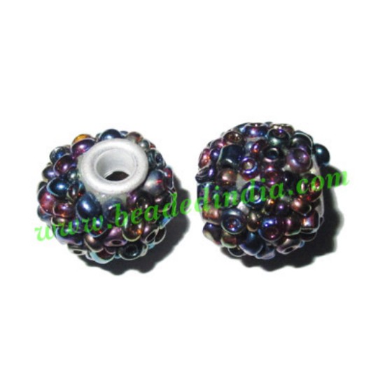 Picture of Kashmiri Beads (lakh beads, bollywood beads), size 13mm