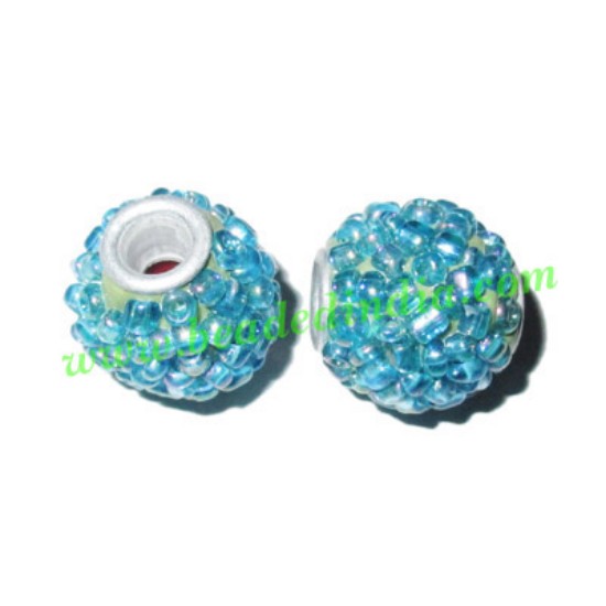 Picture of Kashmiri Beads (lakh beads, bollywood beads), size 14mm