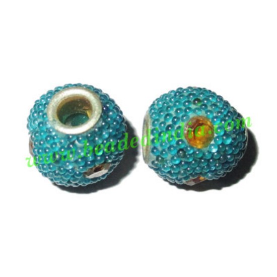 Picture of Kashmiri Beads (lakh beads, bollywood beads), size 11mm