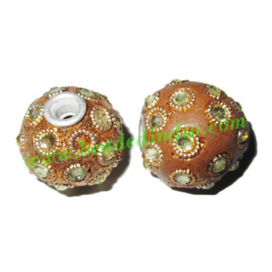 Picture of Kashmiri Beads (lakh beads, bollywood beads), size 20mm