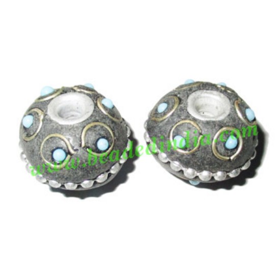 Picture of Kashmiri Beads (lakh beads, bollywood beads), size 14x19mm