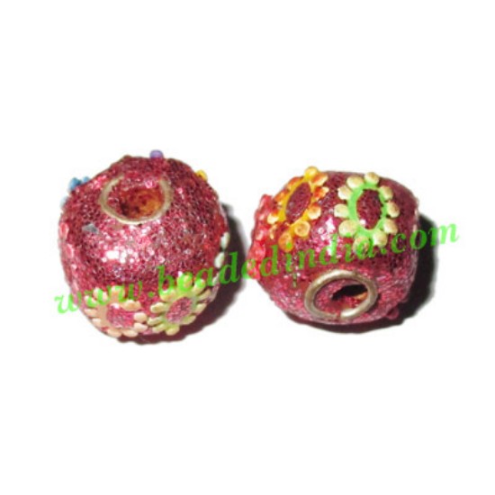 Picture of Kashmiri Beads (lakh beads, bollywood beads), size 12mm