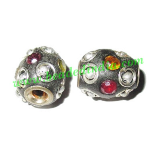 Picture of Kashmiri Beads (lakh beads, bollywood beads), size 11x13mm