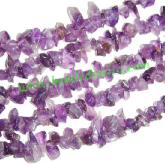 Picture of Amethyst semi precious chips uncut