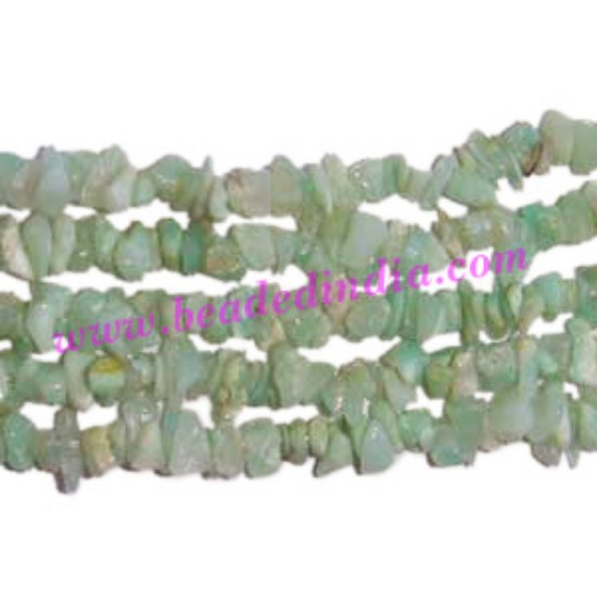 Picture of Chrysoprase semi precious chips uncut