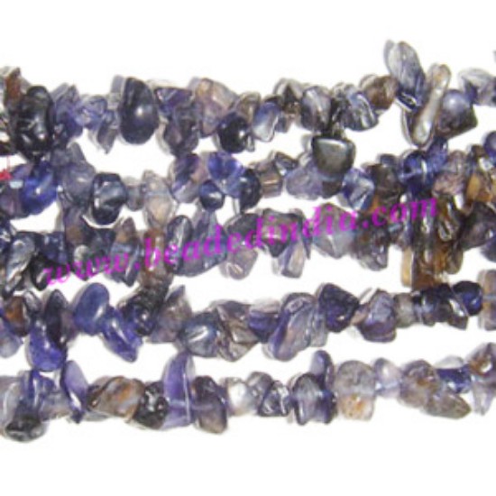 Picture of Iolite semi precious chips uncut