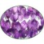 Picture of Fine Quality Amethyst Faceted Rice, size: 10mm to 15mm