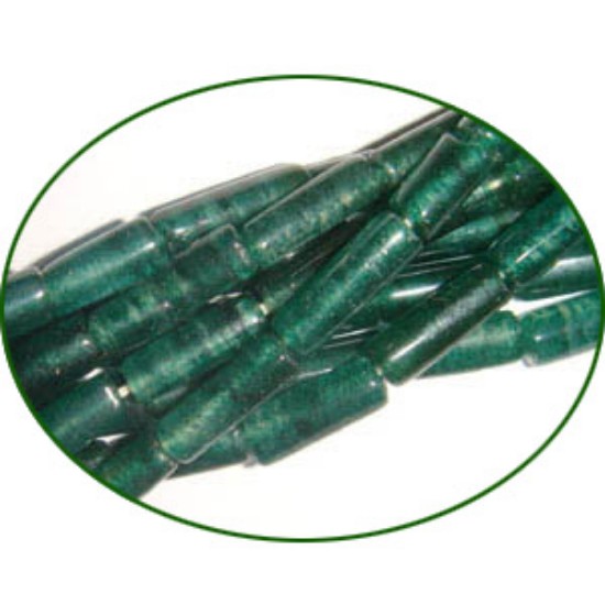 Picture of Fine Quality Aventurine Plain Tube, size: 9mm to 12mm