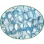 Picture of Fine Quality Blue Topaz Briolette Faceted Pears, size: 6x8mm to 6x9mm