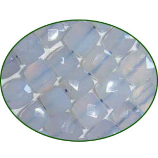 Picture of Fine Quality Chalcedony Natural Faceted Box, size: 6x6mm to 9x9mm