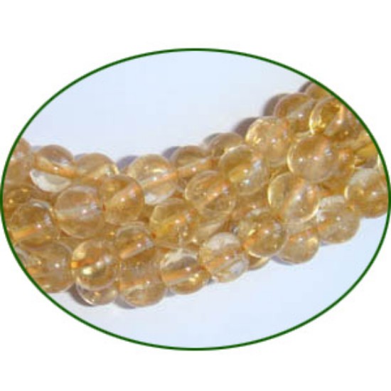 Picture of Fine Quality Citrine Plain Round, size: 6mm