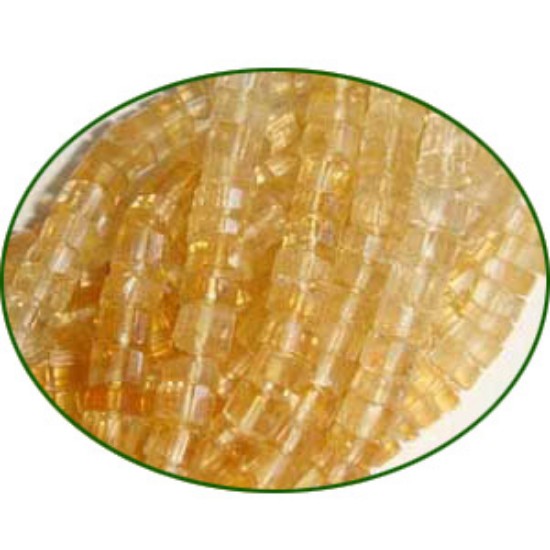 Picture of Fine Quality Citrine Shaded Dyed Tyre, size: 5mm to 6mm
