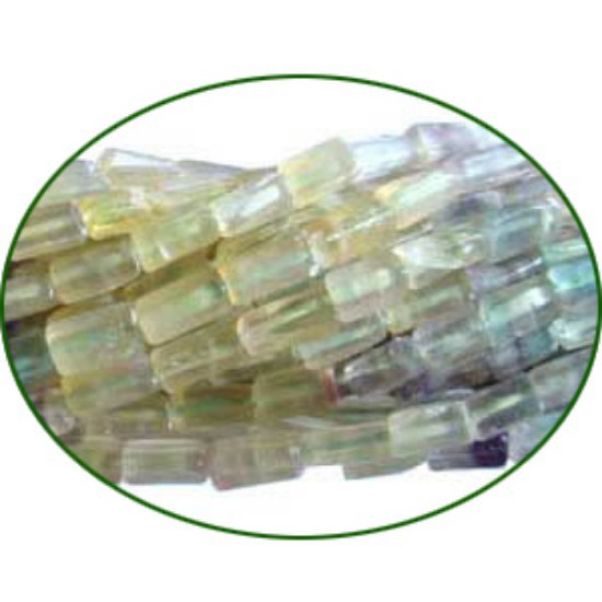 Picture of Fine Quality Fluorite Multi Plain Bricks, size: 4x6mm to 4x10mm