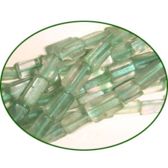 Picture of Fine Quality Fluorite Green Plain Brick, size: 4x6mm to 5x10mm