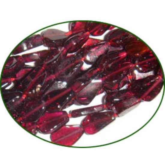 Picture of Fine Quality Garnet Plain Pears , size: 3x5mm to 5x7mm