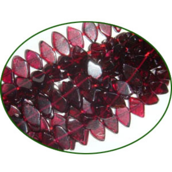 Picture of Fine Quality Garnet Plain Side Drill Diamond  Diamond, size: 4x7mm to 6x9mm
