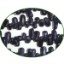 Picture of Fine Quality Blue Goldstone Plain Side Drill Drops, size: 7mm to 9mm