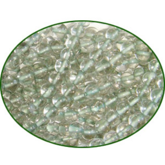 Picture of Fine Quality Green Amethyst Plain Round, size: 5mm