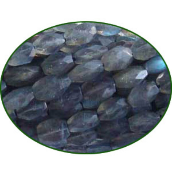 Picture of Fine Quality Labradorite Faceted Oval, size: 5x6mm to 7x9mm