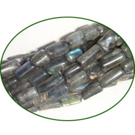 Picture of Fine Quality Labradorite Plain Tube, size: 5mm to 7mm