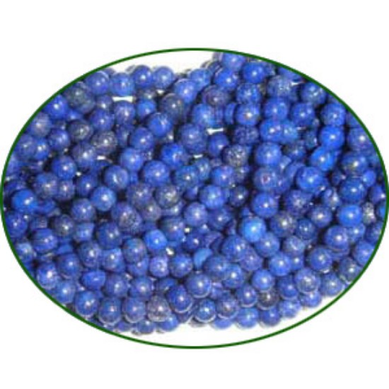 Picture of Fine Quality Lapis Lazuli Plain Round, size: 3mm