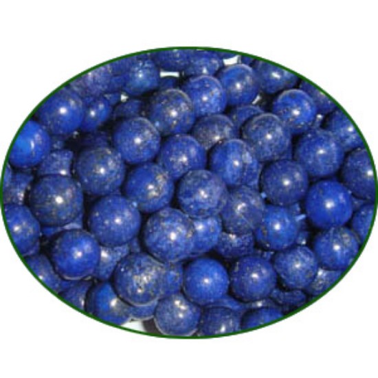 Picture of Fine Quality Lapis Lazuli Plain Round, size: 8mm