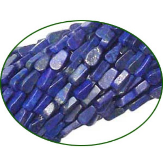 Picture of Fine Quality Lapis Lazuli Plain Pear, size: 6x8mm to 7x9mm