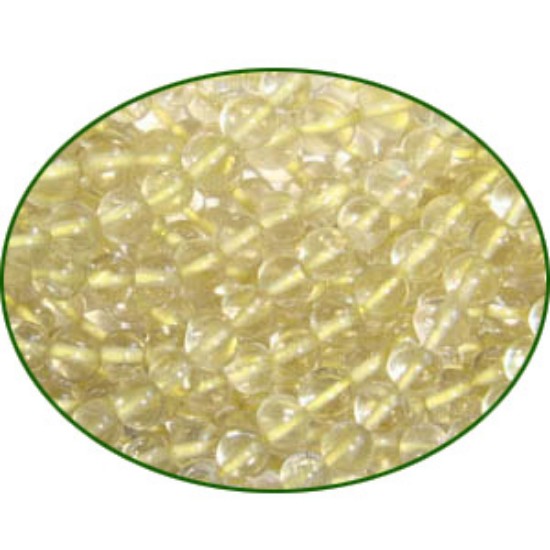 Picture of Fine Quality Lemon Topaz Plain Round, size: 5mm