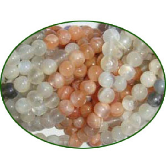 Picture of Fine Quality Moonstone Plain Round, size: 5mm